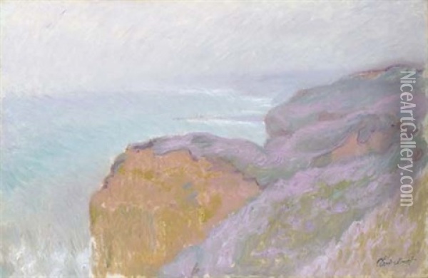 Au Val Saint-nicolas, Pres De Dieppe Oil Painting - Claude Monet