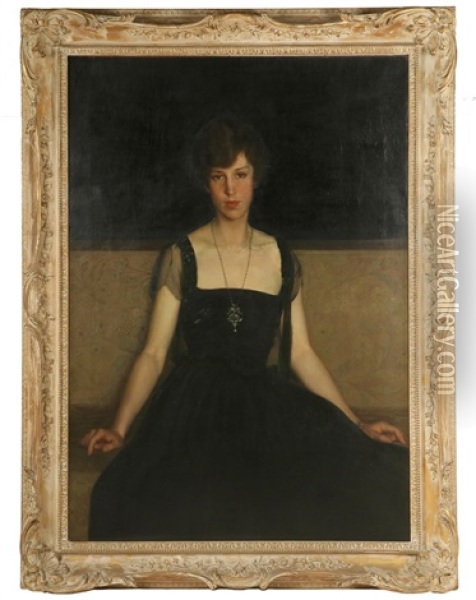 Portrait Of Josephine Flagg Boyer Oil Painting - Charles Webster Hawthorne