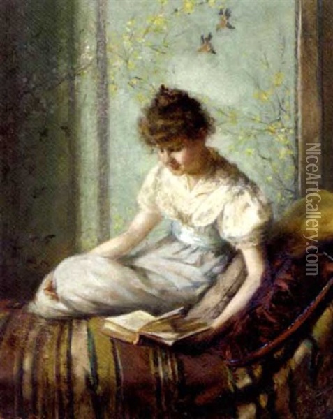 A Quiet Moment Oil Painting - Maria R. Dixon