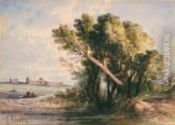 Paesaggio Oil Painting - Consalvo Carelli