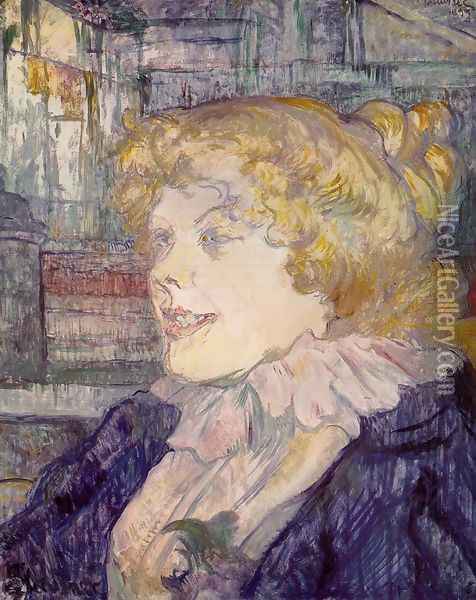 The English Girl From The Star At Le Havre Oil Painting - Henri De Toulouse-Lautrec