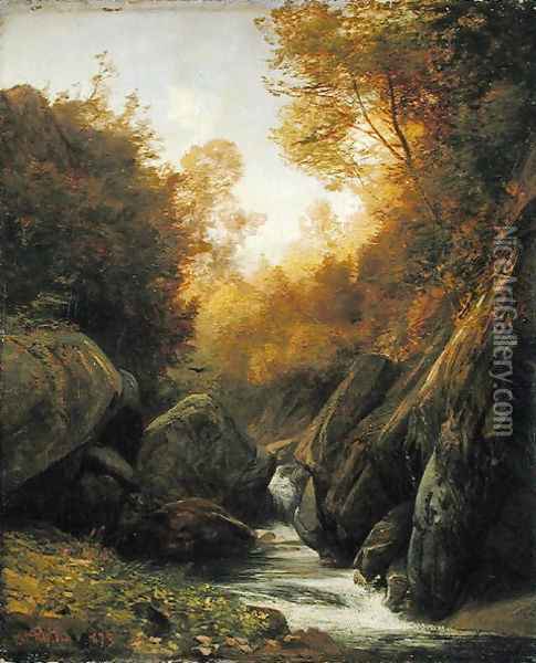 Woodland Spring, 1873 Oil Painting - Valentin Ruths