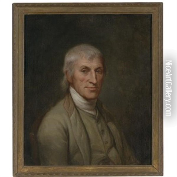 Portrait Of Richard Moore (1745-1829) Oil Painting - Charles Willson Peale