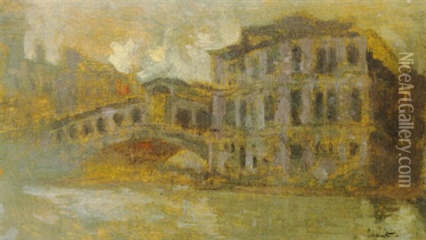 The Rialto Bridge Oil Painting - Walter Sickert