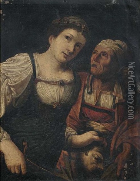 Judith Und Die Magd Mit Dem Haupt Des Holofernes Oil Painting -  Caravaggio