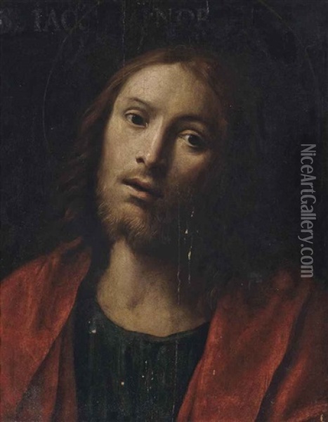 Saint James The Lesser Oil Painting - Giuseppe Vermiglio