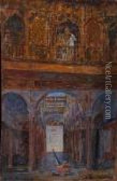 Sidi-bou Said Oil Painting - Aleksandr Rubcov