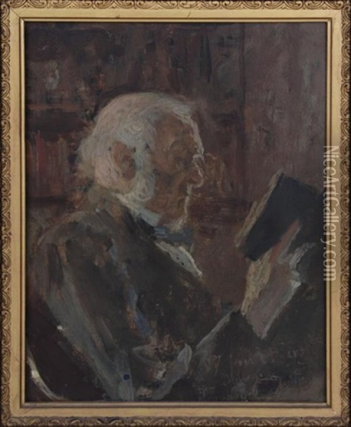 Portrait Of Prime Minister William Ewart Gladstone Oil Painting - Prince Paolo Troubetzkoy