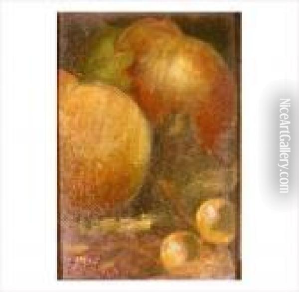 Etude De Fruits Oil Painting - Jean-Baptiste Robie