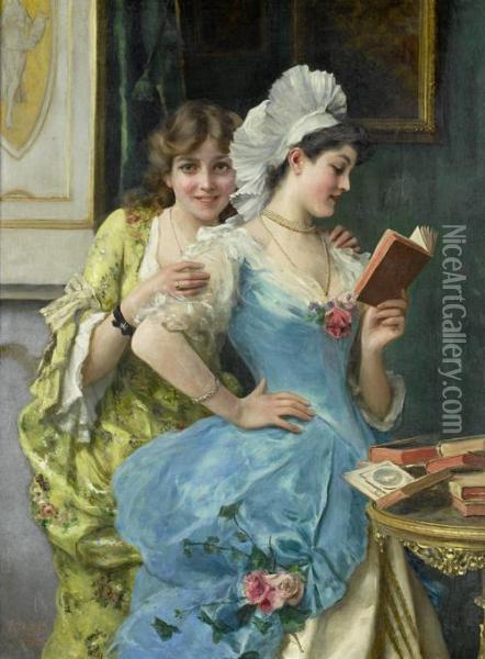 The Sisters Oil Painting - Federico Andreotti