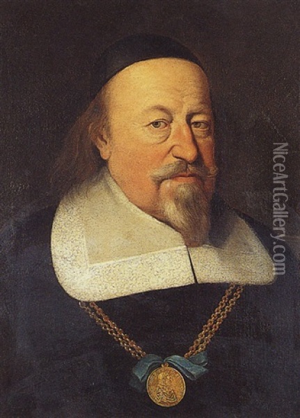 Portrait D'ecclesiastique Oil Painting - Philippe de Champaigne