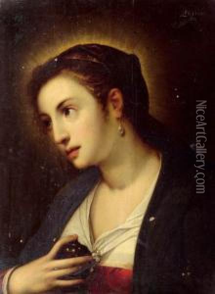 Mary Magdalene. 1607. Oil Painting - Gortzius Geldorp