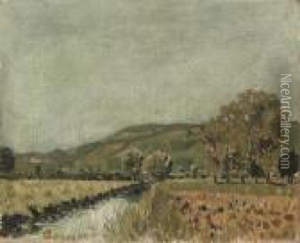 Paysage Du Dauphine Oil Painting - Pierre Bonnard