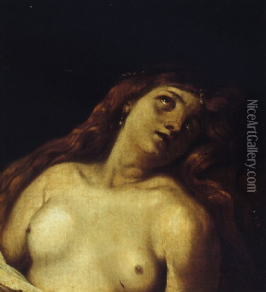 Cleopatra Oil Painting - Benedetto Gennari the Elder