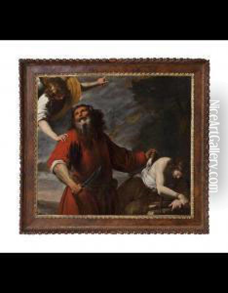 Il Sacrificio Di Isacco Oil Painting - Giovanni Battista Carlone