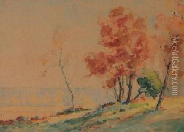 Autumn Oil Painting - Frank Alfred Bicknell