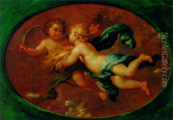 An Allegory Of Spring Oil Painting - Francesco Albani