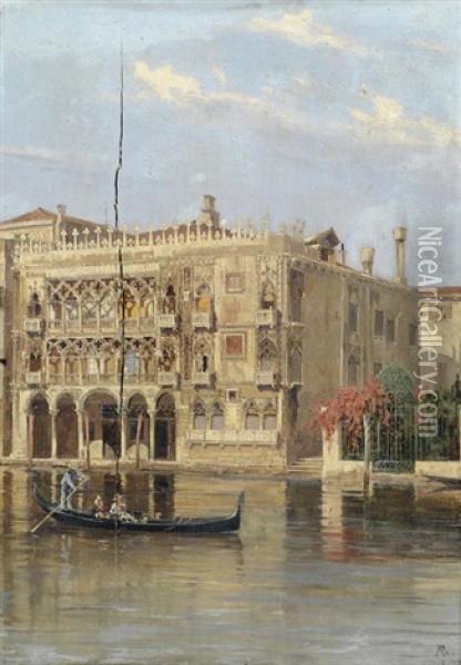 La C D'oro A Venezia Oil Painting - Antonietta Brandeis