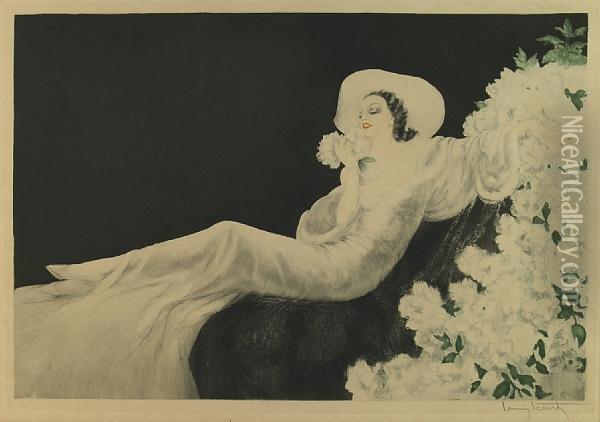 Love's Blossom Oil Painting - Louis Icart