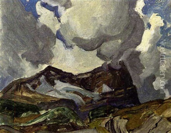 Mt. Odaray Oil Painting - James Edward Hervey MacDonald