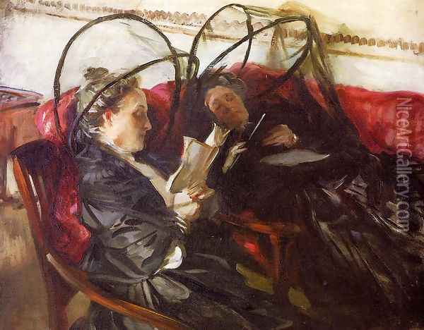 Mosquito Nets Oil Painting - John Singer Sargent