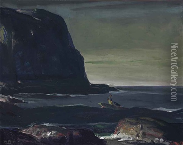 Evening Swell Oil Painting - George Bellows