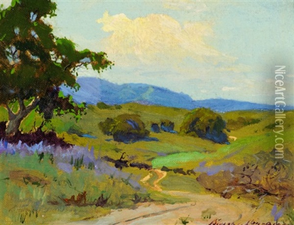 Encino, Southern California Oil Painting - Sydney Mortimer Laurence