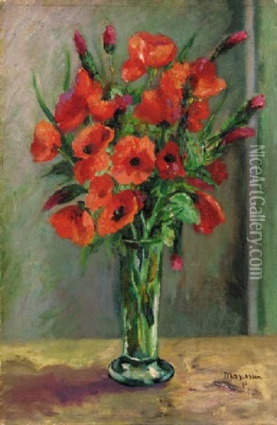 Coquelicots Oil Painting - Henri Charles Manguin