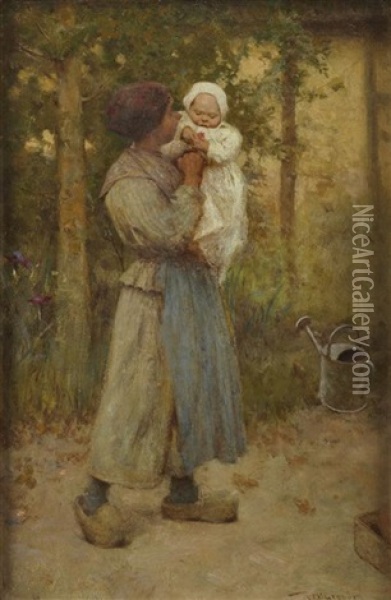 The Young Gardener Oil Painting - Robert McGregor