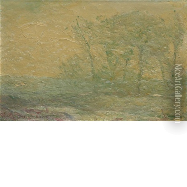 Misty Landscape Oil Painting - Charles Melville Dewey