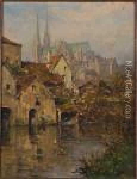 Environ Des Lyons Oil Painting - Louis Aston Knight