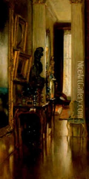 Interior Reflections Oil Painting - Patrick William Adam