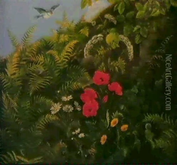 Wiesenblumen Oil Painting - Otto Didrik Ottesen