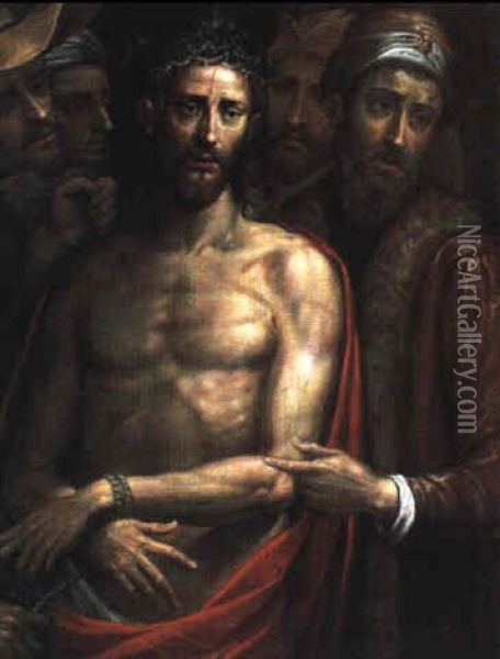 Ecce Homo Oil Painting - Domenico (il Passignano) Cresti