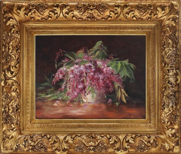 Flori De Liliac Oil Painting - Juan (Alexandru Paraschivescu) Alpar