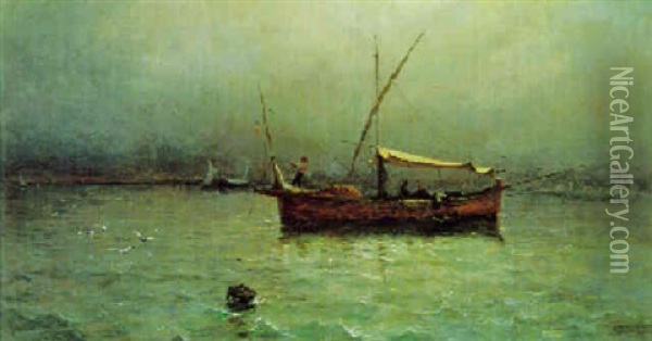 Les Environs De Carqueiranne Oil Painting - Adolphe Appian