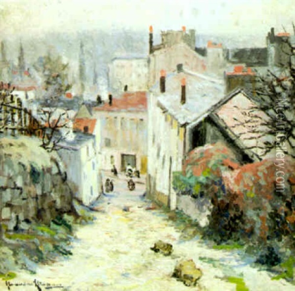 Montmartre Oil Painting - Alexandre Altmann