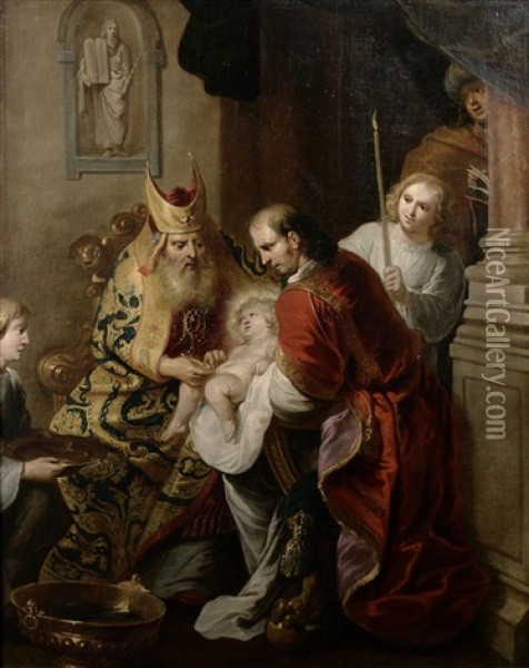 La Circoncision Du Christ Oil Painting - Cornelis Schut the Elder