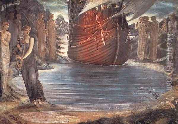 The Sirens (study) Oil Painting - Sir Edward Coley Burne-Jones