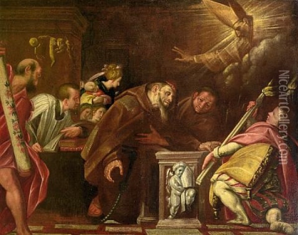Miracle Of Fra Sebastian Of Piacenza Oil Painting - Giovanni Battista Crespi (il Cerano)