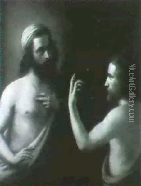 Jesus Heilt Einen Besessenen Oil Painting - Heinrich Hofmann