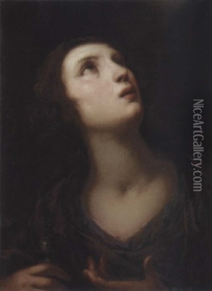 La Maddalena Pentiente Oil Painting - Francesco del Cairo