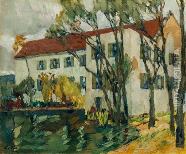 Hartmannsberg Castle Oil Painting - Leo Putz