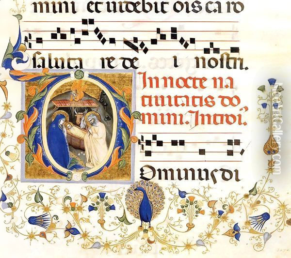 Gradual 1 for San Michele a Murano (Folio 32) Oil Painting - Don Silvestro Dei Gherarducci