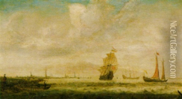 Marine Oil Painting - Hendrick Van Anthonissen