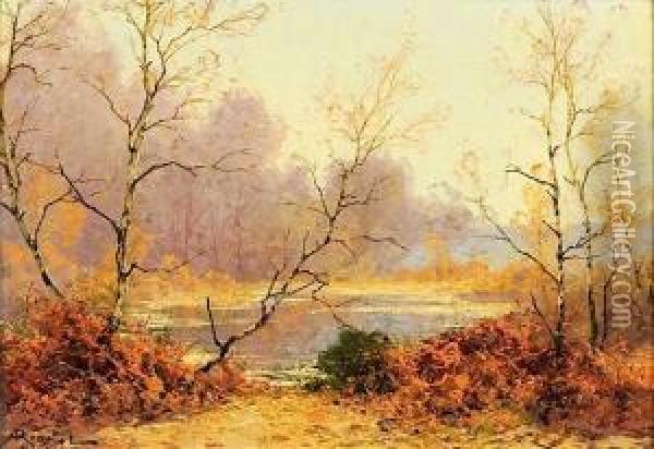 Automne Oil Painting - Albert Gabriel Rigolot