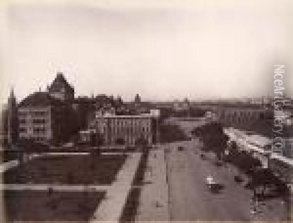 High Court, Bombay, 1880s Oil Painting - Lala Deen, Raja Dayal