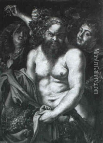 L'ivresse De Silene Oil Painting - Jacob Jordaens