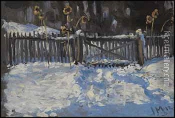 Winter Study Oil Painting - James Edward Hervey MacDonald