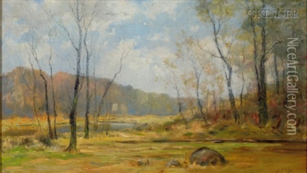 Clearing In The Woods Oil Painting - Horace P. Giles